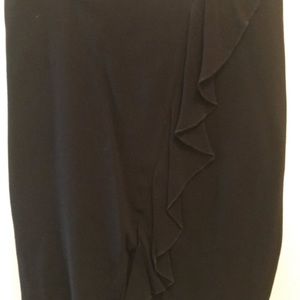 Banana republic new women’s black ruffle skirt